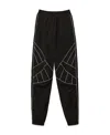 Alexander Wang Pipe-trim Drawcord Track Pants In Black