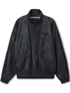 Alexander Wang Piped-trim Track Jacket In Black