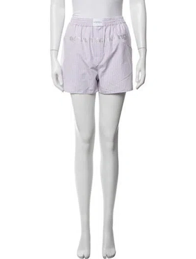 Pre-owned Alexander Wang Plaid Print Lounge Set W/ Tags In Blue