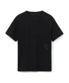 Alexander Wang Oversize Crew Neck T-shirt In Black