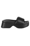 Alexander Wang Float Mules With Platform Sole And Squared Toe