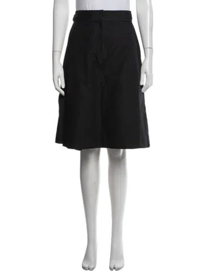 Pre-owned Alexander Wang Pleated Accents Midi Length Skirt In Blue
