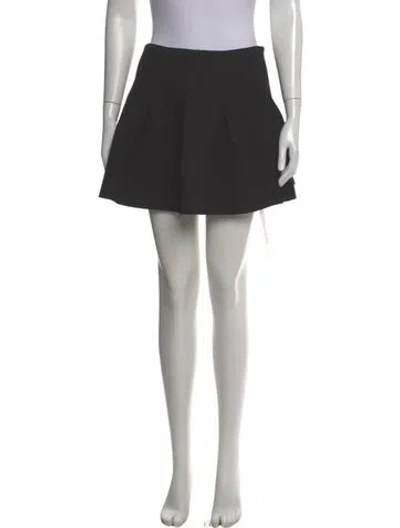 Pre-owned Alexander Wang Pleated Accents Mini Skirt In Gray