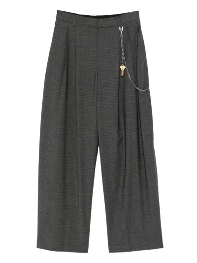 Alexander Wang Pleated Key-chain Trousers