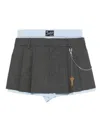 Alexander Wang Pleated Shorts In Black
