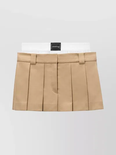 Alexander Wang Beige Pre-styled Boxer Skort
