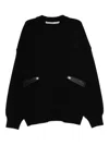 Alexander Wang Pocket Sweater In Black