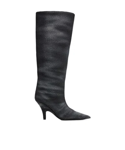 Alexander Wang Pointed Boots In Black