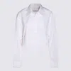 Alexander Wang White Cotton Asymmetric Shirt In White