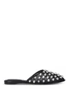 Alexander Wang Pointed Toe Flat Sandals In Black