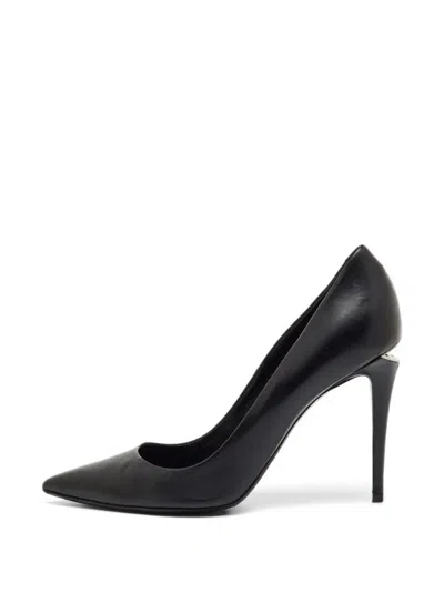 Pre-owned Alexander Wang Pointed Toe Leather Pumps In Black
