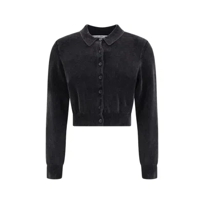 Alexander Wang Polo Cardigan Crop