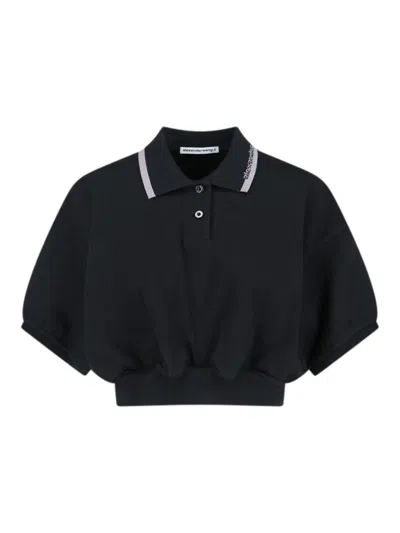 Alexander Wang Polo Logo In Black