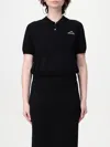 Alexander Wang Black Short Sleeves Polo In Black