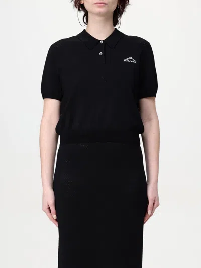 ALEXANDER WANG POLO SHIRT ALEXANDER WANG WOMAN COLOR BLACK,G64978002