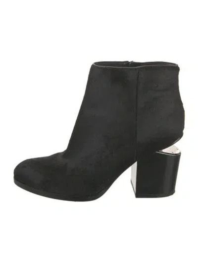 Pre-owned Alexander Wang Ponyhair Boots In Black