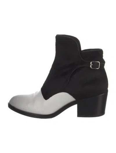 Pre-owned Alexander Wang Ponyhair Boots In Black