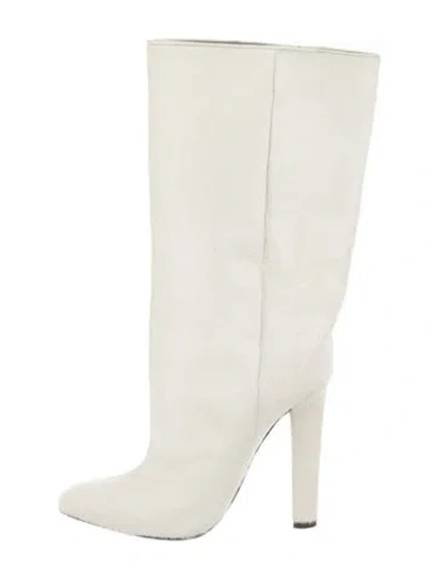 Pre-owned Alexander Wang Ponyhair Boots In Neutrals