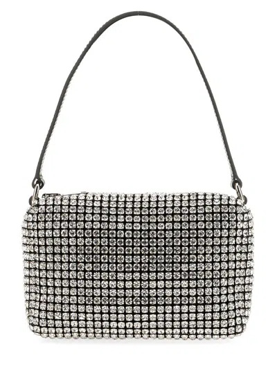 Alexander Wang Pouch Heiress Medium In Silver