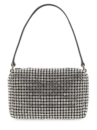 Alexander Wang Heiress Medium Pouch In Silver