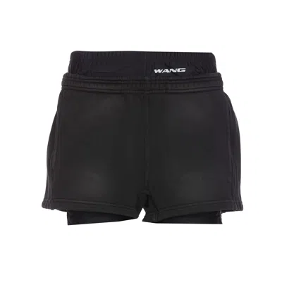 Alexander Wang Pre Styled Biker Shorts Shorts In Black
