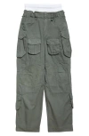 Alexander Wang Olive Green Multi-pocket Casual Pants