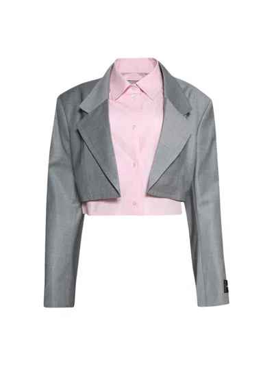 Alexander Wang Pre-styled Cropped Blazer