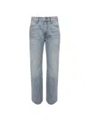 Alexander Wang Pre-styled Logo Thong Jeans