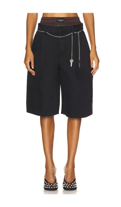 ALEXANDER WANG PRE-STYLED PLEATED SHORT