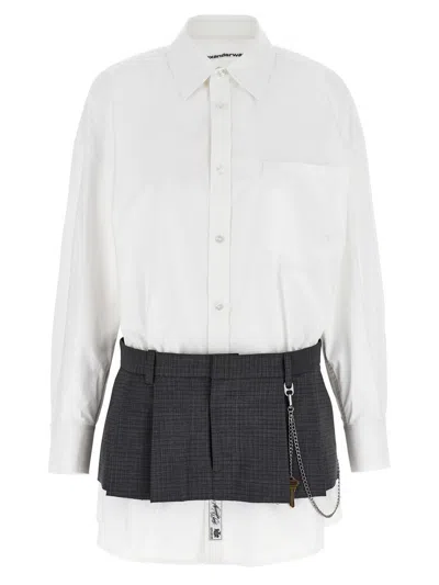 Alexander Wang 'pre-styled Shirt Dress W Chain' Dress