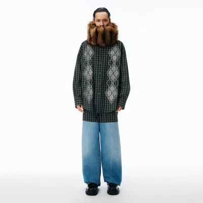 Alexander Wang Pre-styled Wide-leg Boxer Jean Loose Fit