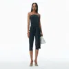 Alexander Wang Pre-styled Wrap Catsuit In Grey