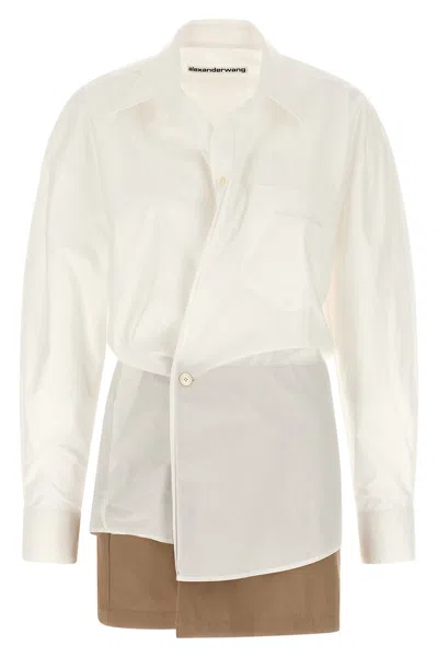 Alexander Wang 'pre-styled Wrap Dress' Dress In White