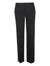 Alexander Wang Pressed-crease Trousers In Black