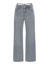 Alexander Wang Prestyle Diamante Charm Jeans In Light Blue