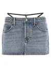 Alexander Wang Mini Skirt Prestyle Hotfix Mesh Undie