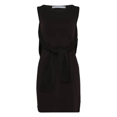 Alexander Wang Pre-styled Mini Tank Dress In Brown