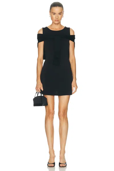 Alexander Wang Pre-styled Mini Tank Dress In Black