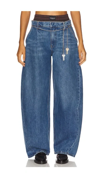 ALEXANDER WANG PRESTYLED OVERSIZED PLEATED JEA