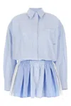 Alexander Wang Prestyled Pleated Boxer Romper Jumpsuit
