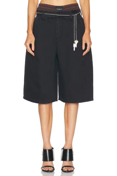 ALEXANDER WANG PRESTYLED PLEATED SHORT