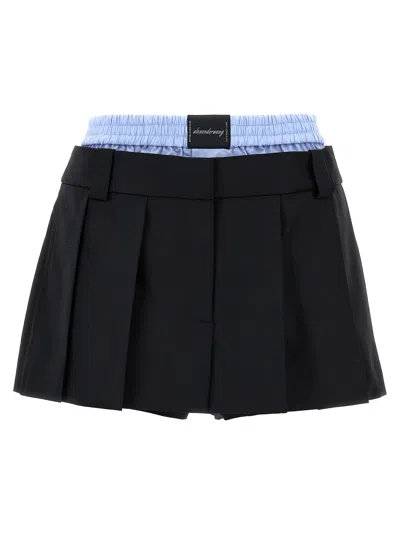 ALEXANDER WANG ALEXANDER WANG 'PRESTYLED PLEATED' SKORT