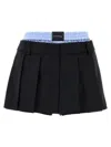 Alexander Wang Pre-styled Skort With Boxer In Black