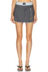 Alexander Wang Prestyled Pleated Skort In Blue