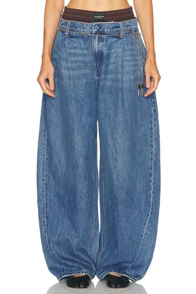 ALEXANDER WANG PRESTYLED PLEATED WIDE LEG