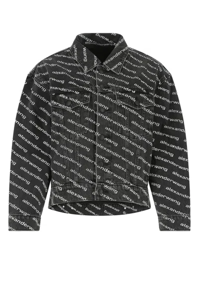 ALEXANDER WANG PRINTED DENIM JACKET