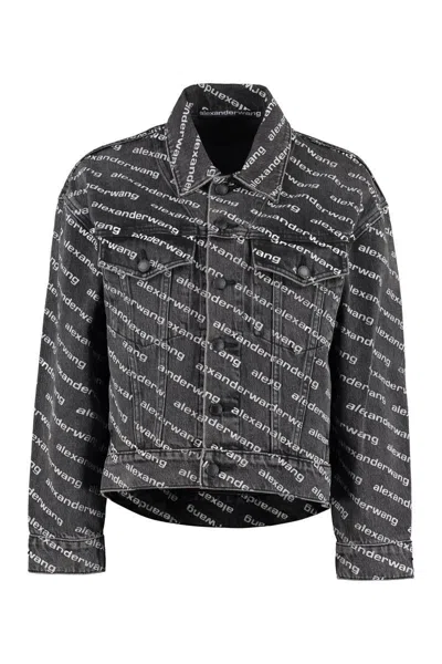 ALEXANDER WANG ALEXANDER WANG PRINTED DENIM JACKET