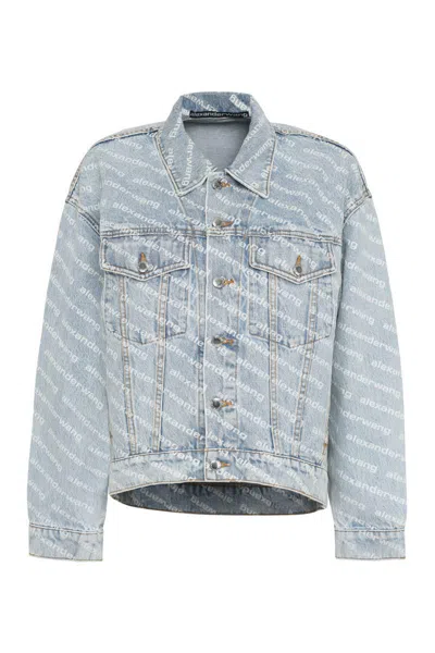 Alexander Wang Printed Denim Jacket