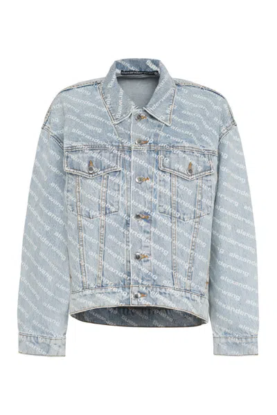 Alexander Wang Printed Denim Jacket