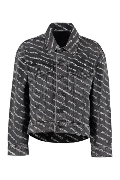 ALEXANDER WANG ALEXANDER WANG PRINTED DENIM JACKET